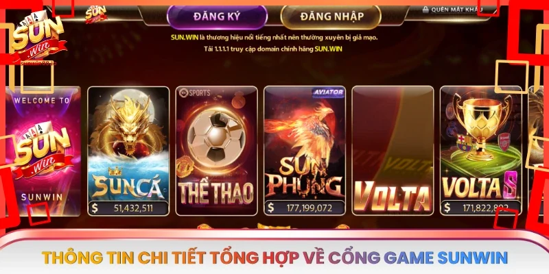 Thông tin chi tiết tổng hợp về cổng game Sunwin